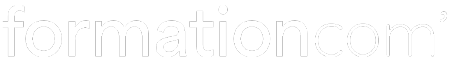 Logo Formation Com' - blanc